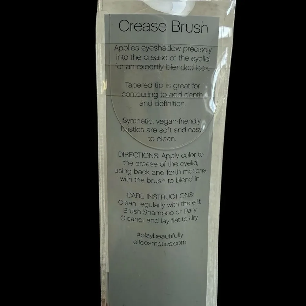 ELF Crease Brush 84029 Set of Three New in Packages NIP